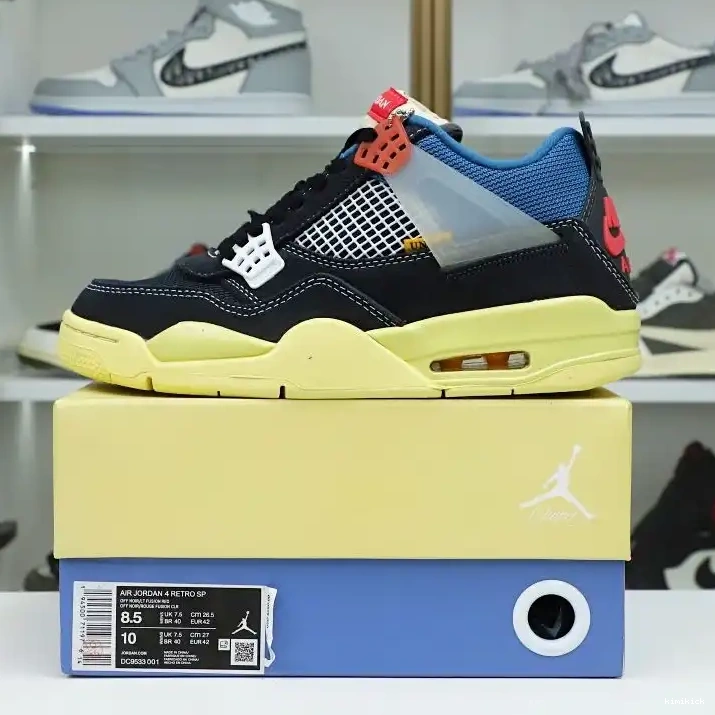 4 'OFF X NOIR' AIR JORDAN UNION RETRO LA Kimikick 0518